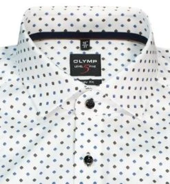 OLYMP Level Five Body Fit 69EL 2166/79/28 Hemd, Baumwoll-Stretch, Extra langer Arm, Weiß-braun gemustert, Braun 6 OLYMP Level Five Body Fit 69EL 2166/79/28 Hemd, Baumwoll-Stretch, Extra langer Arm, Weiß-braun gemustert, Braun -hemdenverkauf 359807 norm2