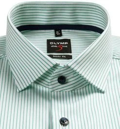 OLYMP Level Five Body Fit 2092/74/45 Hemd, Baumwolle, Grün gestreift, Grün 6 OLYMP Level Five Body Fit 2092/74/45 Hemd, Baumwolle, Grün gestreift, Grün -hemdenverkauf 359814 norm2