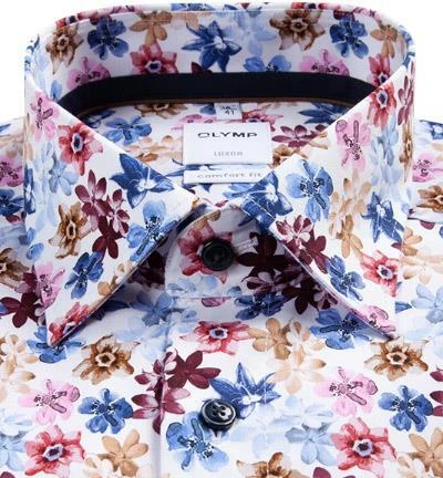 OLYMP Luxor Comfort Fit 1088/74/30 Hemd, Baumwolle, Multicolour gemustert, Rosé 3 OLYMP Luxor Comfort Fit 1088/74/30 Hemd, Baumwolle, Multicolour gemustert, Rosé – Bild 3