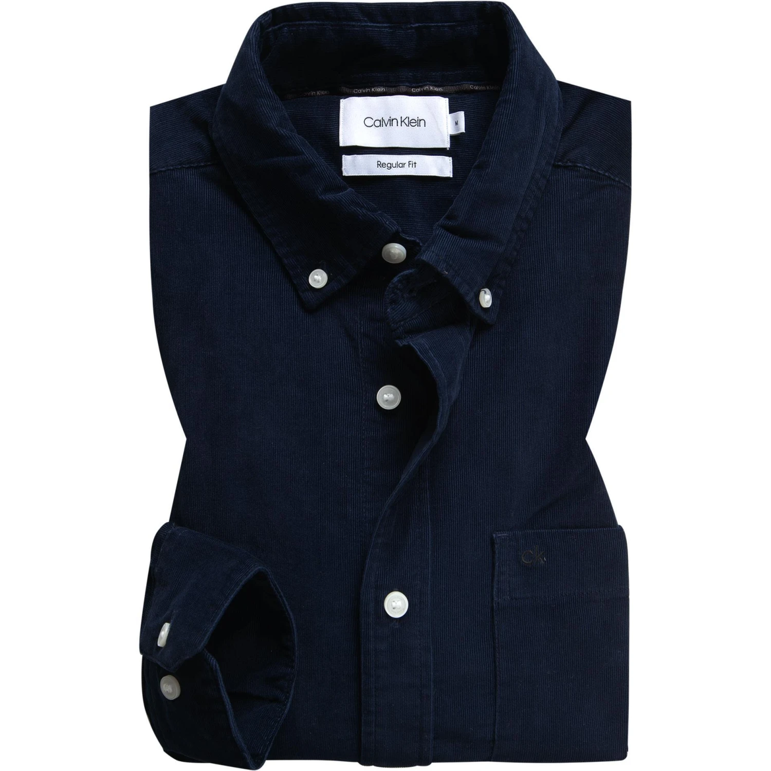 Calvin Klein Hemd K10K106334/DW4 Regular Fit, Cord, Navy 1 Calvin Klein Hemd K10K106334/DW4 Regular Fit, Cord, Navy