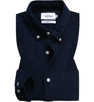 Calvin Klein Hemd K10K106334/DW4 Regular Fit, Cord, Navy 2 Calvin Klein Hemd K10K106334/DW4 Regular Fit, Cord, Navy – Bild 2