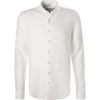 Stenströms Hemd 775221/7970/000 Slimline, Reines Leinen, Weiß