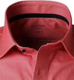 OLYMP Luxor Modern Fit 1252/74/35 Hemd, Jersey geruchshemmend, Rot gemustert, Rot -hemdenverkauf 360074 norm2