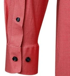 OLYMP Luxor Modern Fit 1252/74/35 Hemd, Jersey geruchshemmend, Rot gemustert, Rot -hemdenverkauf 360074 norm3