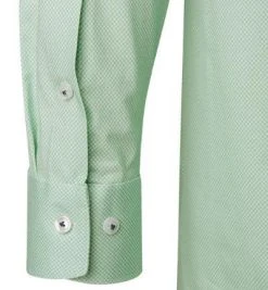 OLYMP Luxor Modern Fit 1252/74/45 Hemd, Jersey geruchshemmend, Grün gemustert, Grün -hemdenverkauf 360075 norm3