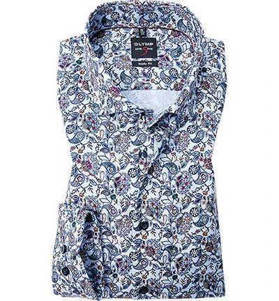 OLYMP Level Five Body Fit 2193/74/86 Hemd, Baumwolle, Multicolour gemustert, Granat 1 OLYMP Level Five Body Fit 2193/74/86 Hemd, Baumwolle, Multicolour gemustert, Granat