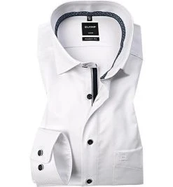 OLYMP Luxor Modern Fit 1262/74/00 Hemd, Baumwolle, Weiß