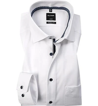OLYMP Luxor Modern Fit 69EL 1262/79/00 Hemd, Baumwolle, Extra langer Arm, Weiß 1 OLYMP Luxor Modern Fit 69EL 1262/79/00 Hemd, Baumwolle, Extra langer Arm, Weiß