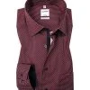 OLYMP Luxor Comfort Fit 1104/74/35 Hemd, Baumwolle, Rot gemustert, Rot