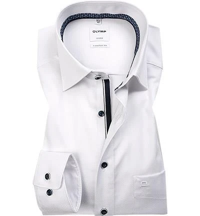 OLYMP Luxor Comfort Fit 1062/74/00 Hemd, Baumwolle, Weiß 1 OLYMP Luxor Comfort Fit 1062/74/00 Hemd, Baumwolle, Weiß