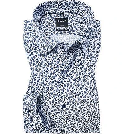 OLYMP Luxor Modern Fit 1390/74/11 Hemd, Baumwolle, Bleu gemustert, Bleu 1 OLYMP Luxor Modern Fit 1390/74/11 Hemd, Baumwolle, Bleu gemustert, Bleu