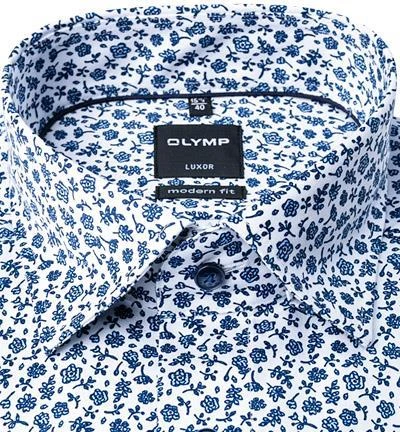 OLYMP Luxor Modern Fit 1390/74/11 Hemd, Baumwolle, Bleu gemustert, Bleu 2 OLYMP Luxor Modern Fit 1390/74/11 Hemd, Baumwolle, Bleu gemustert, Bleu – Bild 2