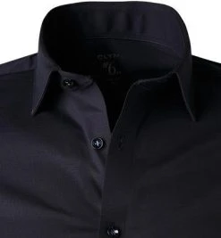 OLYMP No. Six Super Slim 2503/74/18 Hemd, Super Slim Fit, Jersey geruchshemmend, Marineblau, Marine -hemdenverkauf 360141 norm2