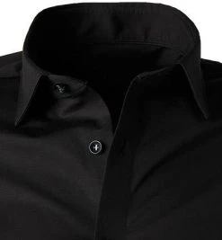 OLYMP No. Six Super Slim 2503/74/68 Hemd, Super Slim Fit, Jersey geruchshemmend, Schwarz -hemdenverkauf 360144 norm2