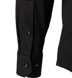 OLYMP No. Six Super Slim 2503/74/68 Hemd, Super Slim Fit, Jersey geruchshemmend, Schwarz -hemdenverkauf 360144 norm3