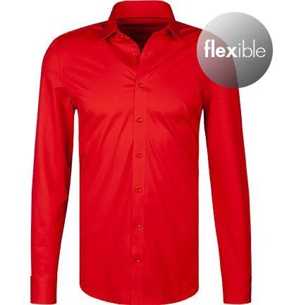 OLYMP Level Five Body Fit 2008/64/35 Hemd, Jersey geruchshemmend, Rot 2 OLYMP Level Five Body Fit 2008/64/35 Hemd, Jersey geruchshemmend, Rot – Bild 2