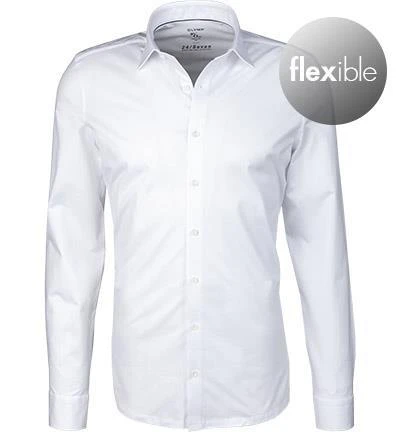 OLYMP No. Six Super Slim 2503/74/00 Hemd, Super Slim Fit, Jersey geruchshemmend, Weiß 2 OLYMP No. Six Super Slim 2503/74/00 Hemd, Super Slim Fit, Jersey geruchshemmend, Weiß – Bild 2