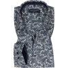 CasaModa Hemd 303523700/100 Modern Fit, Baumwolle, Blau-weiß gemustert, Blau