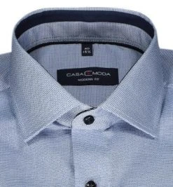 CasaModa Hemd 303427200/102 Modern Fit, Baumwolle, Hellblau meliert, Hellblau -hemdenverkauf 360578 norm2
