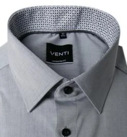 Venti Hemd 103412600/705 Modern Fit, Baumwolle, Grau meliert, Silber 6 Venti Hemd 103412600/705 Modern Fit, Baumwolle, Grau meliert, Silber -hemdenverkauf 360592 norm2