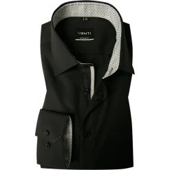 Venti Hemd 103412600/800 Modern Fit, Baumwolle, Schwarz