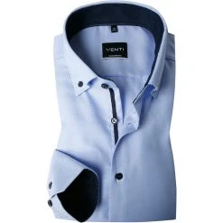 Venti Hemd 113644200/101 Modern Fit, Baumwolle, Hellblau