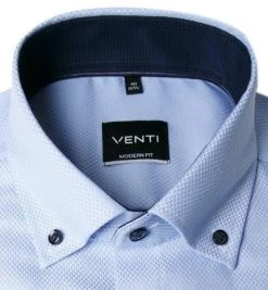 Venti Hemd 113644200/101 Modern Fit, Baumwolle, Hellblau -hemdenverkauf 360598 norm2