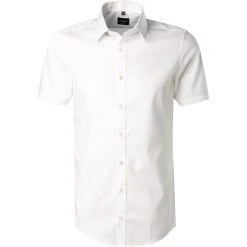 Venti Hemd 001930/002 Kurzarmhemd, Body Fit, Baumwolle, Creme, Ecru