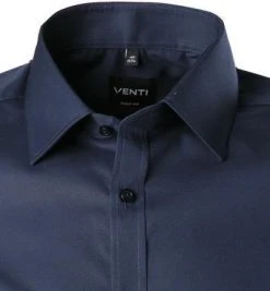 Venti Hemd 001930/116 Kurzarmhemd, Body Fit, Baumwolle, Dunkelblau -hemdenverkauf 360611 norm2