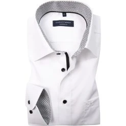 CasaModa Hemd 303425700/001 Comfort Fit, Baumwolle, Weiß