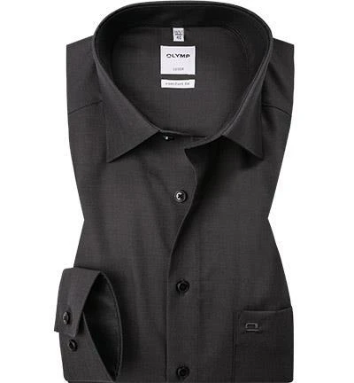 OLYMP Luxor Comfort Fit 5131/64/67 Hemd, Baumwolle, Anthrazit 2 OLYMP Luxor Comfort Fit 5131/64/67 Hemd, Baumwolle, Anthrazit – Bild 2