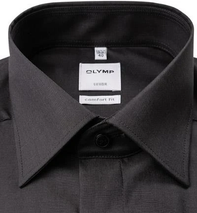OLYMP Luxor Comfort Fit 5131/64/67 Hemd, Baumwolle, Anthrazit 3 OLYMP Luxor Comfort Fit 5131/64/67 Hemd, Baumwolle, Anthrazit – Bild 3