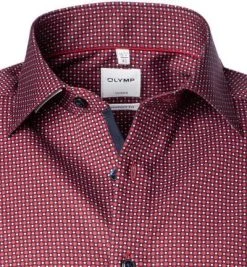 OLYMP Luxor Comfort Fit 1104/72/35 Kurzarmhemd, Baumwolle, Barolo-marine gemustert, Rot 6 OLYMP Luxor Comfort Fit 1104/72/35 Kurzarmhemd, Baumwolle, Barolo-marine gemustert, Rot -hemdenverkauf 360745 norm2