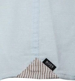 BOSS Hemd Ronni 50449144/452 Slim Fit, Leinen-Stretch, Bleu meliert, Hellblau -hemdenverkauf 361163 norm3