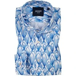 JOOP! Hemd Hanjo 30026350/430 Baumwolle, Capriblau-weiß gemustert, Blau