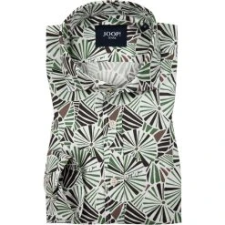 JOOP! Hemd Hanjo 30026358/310 Baumwolle, Grün gemustert, Grün