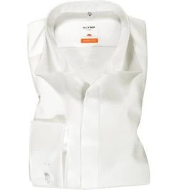 OLYMP Hemd Luxor Modern Fit 0397/65/20 Twill, Off white, Hellbeige