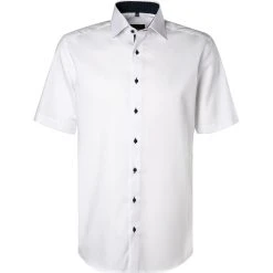 ETERNA Hemd 8100/C13K/00 Kurzarmhemd, Modern Fit, Popeline, Weiß