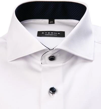 ETERNA Hemd 8819/E15V/00 Comfort Fit, Twill blickdicht, Weiß 3 ETERNA Hemd 8819/E15V/00 Comfort Fit, Twill blickdicht, Weiß – Bild 3