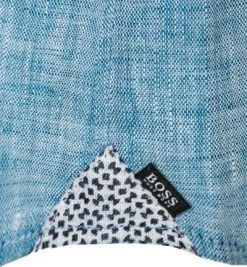 BOSS Hemd Luka 50448869/443 Kurzarmhemd, Regular Fit, Reines Leinen, Hellblau meliert -hemdenverkauf 361494 norm3