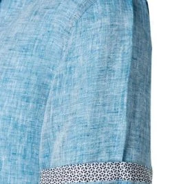 BOSS Hemd Luka 50448869/443 Kurzarmhemd, Regular Fit, Reines Leinen, Hellblau meliert -hemdenverkauf 361494 norm4