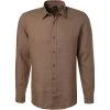 BOSS Hemd Lukas 50448899/254 Regular Fit, Reines Leinen, Hellbraun