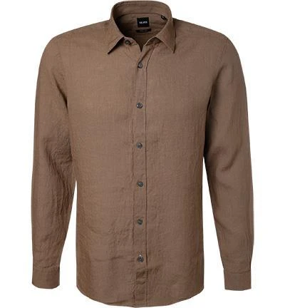 BOSS Hemd Lukas 50448899/254 Regular Fit, Reines Leinen, Hellbraun 2 BOSS Hemd Lukas 50448899/254 Regular Fit, Reines Leinen, Hellbraun – Bild 2