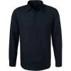 BOSS Hemd Lukas 50448899/402 Regular Fit, Reines Leinen, Dunkelblau