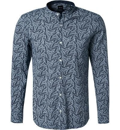 BOSS Hemd Rolfo 50451837/403 Slim Fit, Leinen, Blau-silber gemustert, Blau-silber 2 BOSS Hemd Rolfo 50451837/403 Slim Fit, Leinen, Blau-silber gemustert, Blau-silber – Bild 2