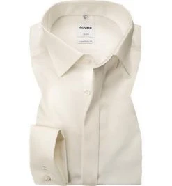 OLYMP Hemd Luxor Comfort Fit 0294/65/21 Popeline, Champagner, Beige
