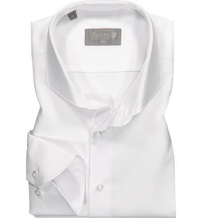 fakts Hemd 9006/111 Slim Fit, Twill, Weiß 2 fakts Hemd 9006/111 Slim Fit, Twill, Weiß – Bild 2