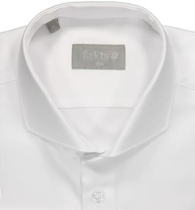 fakts Hemd 9006/111 Slim Fit, Twill, Weiß 3 fakts Hemd 9006/111 Slim Fit, Twill, Weiß – Bild 3