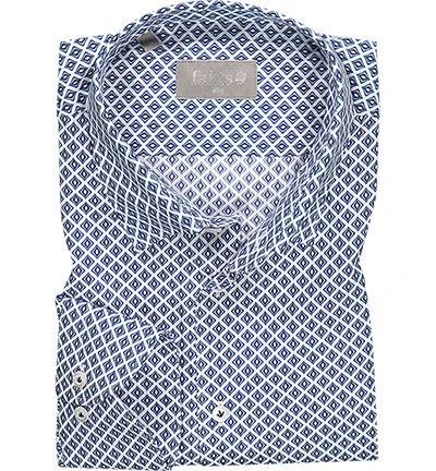 fakts Hemd 6011/254 Slim Fit, Baumwolle, Blau gemustert, Blau 2 fakts Hemd 6011/254 Slim Fit, Baumwolle, Blau gemustert, Blau – Bild 2