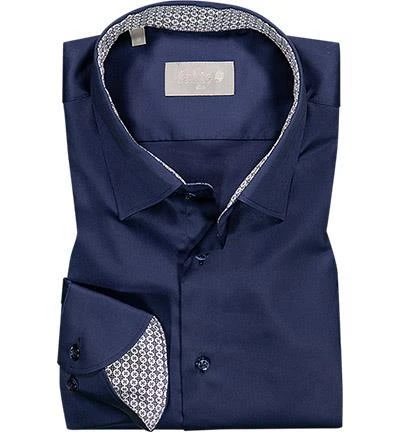 fakts Hemd 1010/291 Slim Fit, Baumwolle, Dunkelblau 2 fakts Hemd 1010/291 Slim Fit, Baumwolle, Dunkelblau – Bild 2